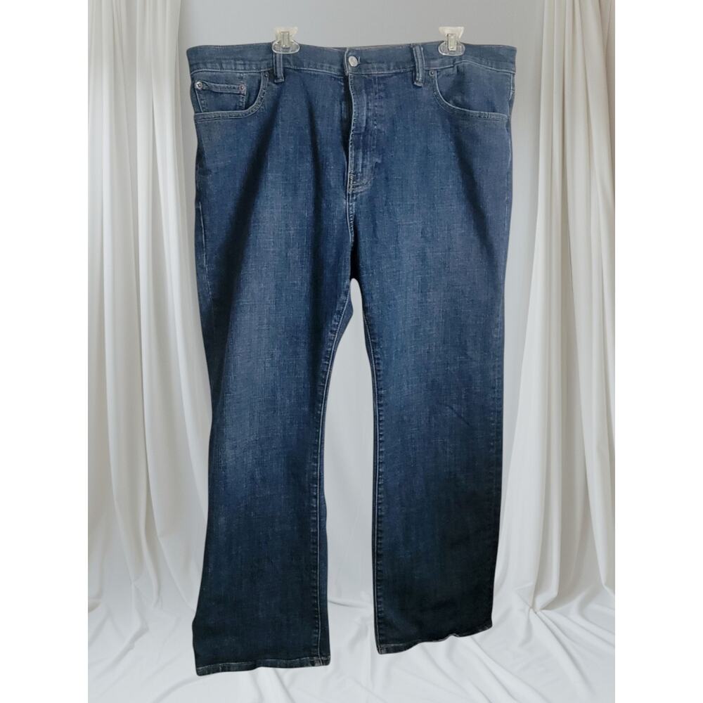 Calvin Klein Women 14 Bootcut Jeans Medium Wash 100%‎ Cotton Y2K Style Rigid